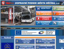 Tablet Screenshot of dpmd.cz
